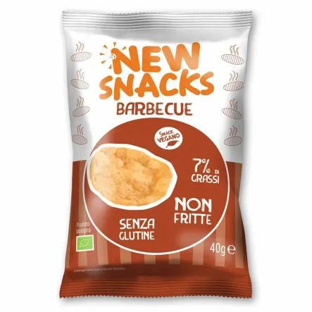 Prażynki Ziemniaczane Smak Barbecue Bezglutenowe Bio 40 g New Snacks 