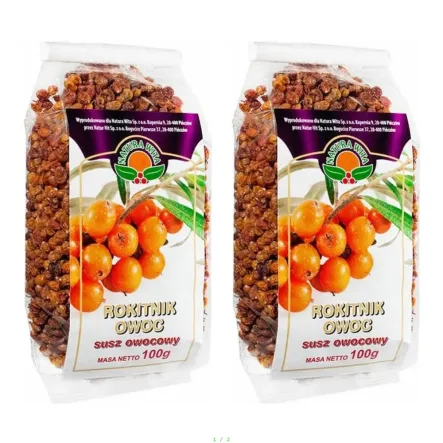 2 x Rokitnik Owoc Suszony 100 g - Natura Wita