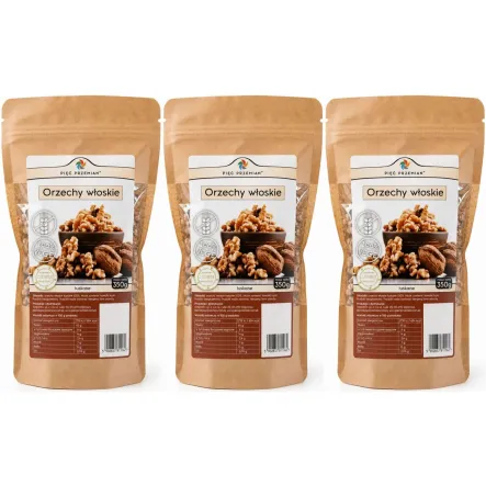 3 x Orzechy Włoskie 350 g - Pięć Przemian