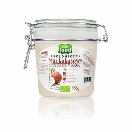 Mus Kokosowy Bio 400 g - Look Food