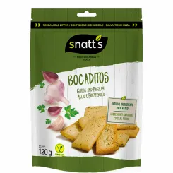 Chrupki Chlebowe z Czosnkiem i Pietruszką 80 g - Snatts