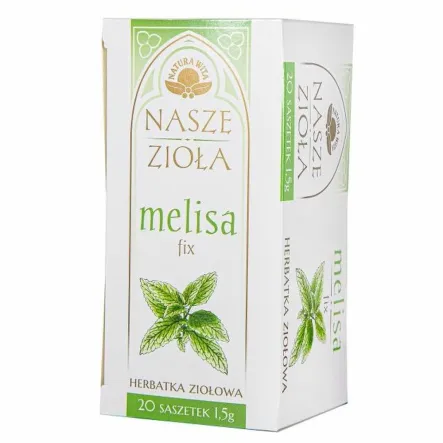 Herbatka Ekspresowa Melisa Fix 30 g - Natura Wita - Przecena Krótka Data Minimalnej Trwałości