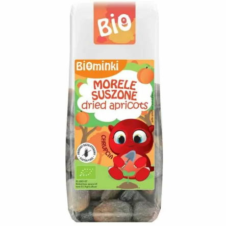 Morele Suszone Bezglutenowe Bio 100 g - Biominki