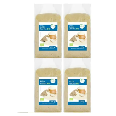 4 x Kasza Manna Bio 500 g - Biolife