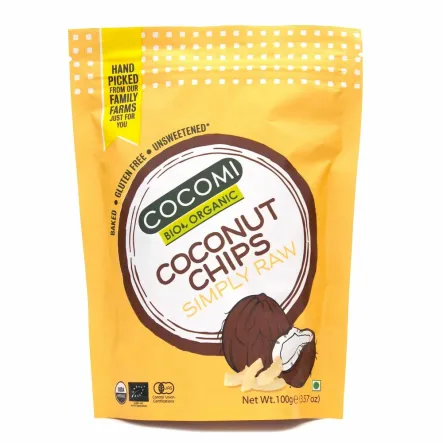 Chipsy Kokosowe Pieczone Bezglutenowe Bio 100 g - Cocomi