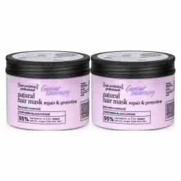 2 x Maska Do Włosów Zniszczonych i Matowych Caviar Therapy 150 ml - Natura Siberica