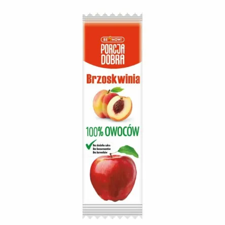 Przekąska Jabłko i Brzoskwinia Bez Dodatku Cukru 16 g - Porcja Dobra