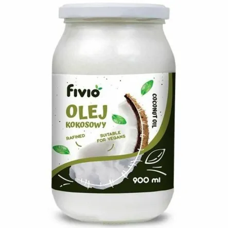 Olej Kokosowy Rafinowany 900 ml - Fivio