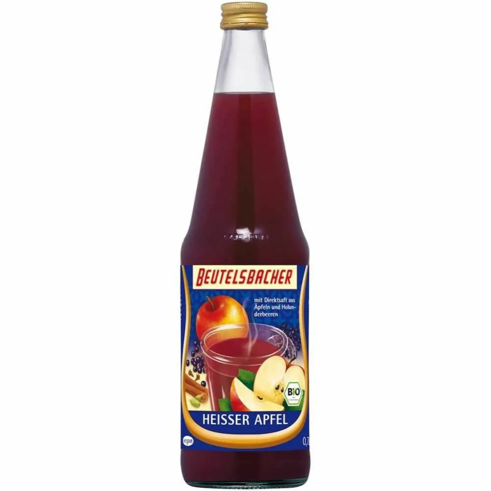 Grzaniec Bezalkoholowy Jabłko - Czarny Bez Bio 700 ml - Beutelsbacher