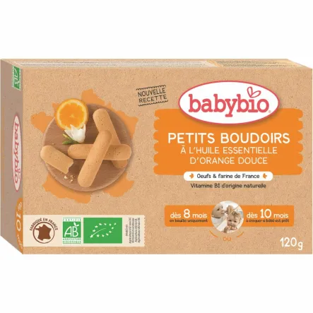 Biszkopty z Olejkiem Pomarańczowym Bio 120g - BabyBio