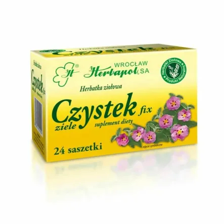 Herbatka Ziołowa CZYSTEK FIX 33,6 g (24 Saszetki x1,4 g) -  Herbapol Wrocław