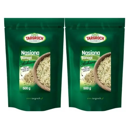 2 x Nasiona Konopi Łuskane 500 g - Targroch