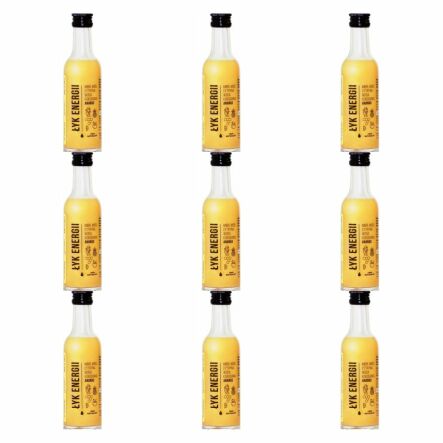 9 x ŁYK Energii (Imbir, Miód, Cytryna, Woda Kokosowa, Ananas) 50 ml - Drest