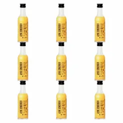 9 x ŁYK Energii (Imbir, Miód, Cytryna, Woda Kokosowa, Ananas) 50 ml - Drest