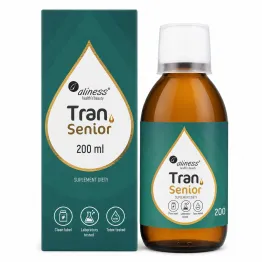 Tran Senior z Witaminą D3 200 ml - Aliness