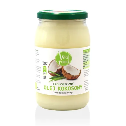 Olej Kokosowy Bio 900 ml - Vital Food - Wyprzedaż
