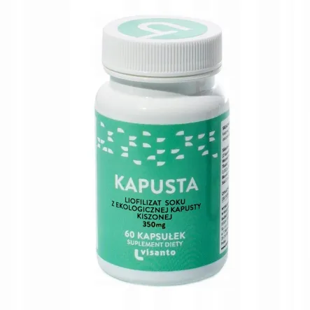 KA60 Liofilizat Soku z Eko Kapusty Kiszonej 300 mg 60 szt. Visanto
