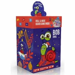 Zestaw Przekąsek Christmas Box Duży z Zabawką i Grą 382 g - Bob Snail