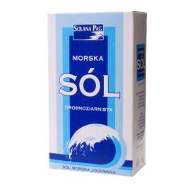 Sól Morska Drobnoziarnista 1 kg - Solana Pag