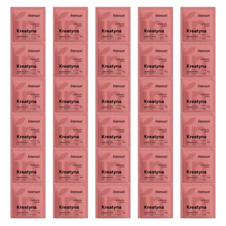 30 x Kreatyna o Smaku Truskawka-Arbuz 4 g - Intenson