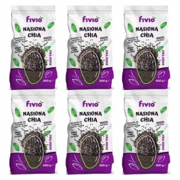 6 x Nasiona Chia 500 g - Vivio - Nasiona Szałwii Hiszpańskiej