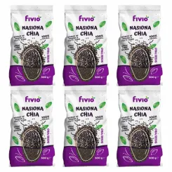 6 x Nasiona Chia 500 g - Vivio - Nasiona Szałwii Hiszpańskiej
