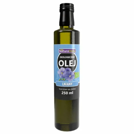 Olej Lniany Bio 250 ml - NaturaVena