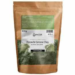 Francuska Glinka Kosmetyczna Zielona 100 g - Natur Planet
