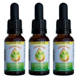 Zestaw 3 x Ubichinol (Aktywna forma Koenzymu Q10) 20 ml - Proved