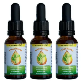 Zestaw 3 x Ubichinol (Aktywna forma Koenzymu Q10) 20 ml - Proved
