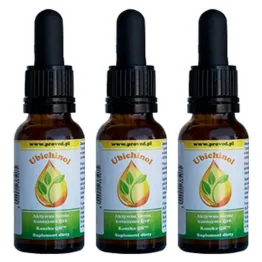 Zestaw 3 x Ubichinol (Aktywna forma Koenzymu Q10) 20 ml - Proved