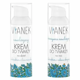 Zestaw Vianek Nawilżający Krem do Twarzy na Dzień 50 ml + Vianek Intensywnie nawilżający krem do twarzy na noc 50 ml - Sylveco