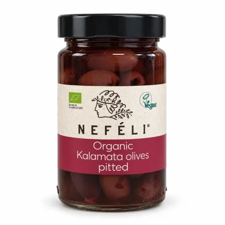 Oliwki Czarne Kalamata Bez Pestek w Zalewie Bio 295 g (160 g)
