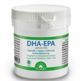 OMEGA 3 DHA - EPA z Mikroalg VEGE 60 Kapsułek - Dr. Jacob's