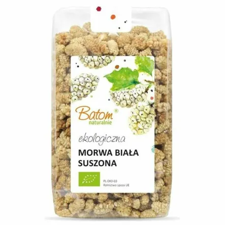 Morwa Biała Suszona BIO 250 g - Batom