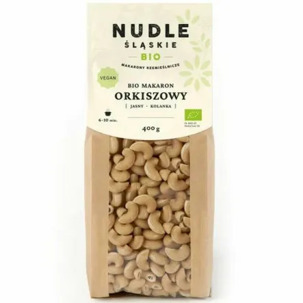 Makaron Orkiszowy Jasny KOLANKA BIO 400 g - Nudle Śląskie