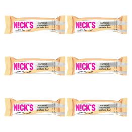 6 x Baton Proteinowy Słony Karmel w Mlecznej Czekoladzie 50 g - Nicks
