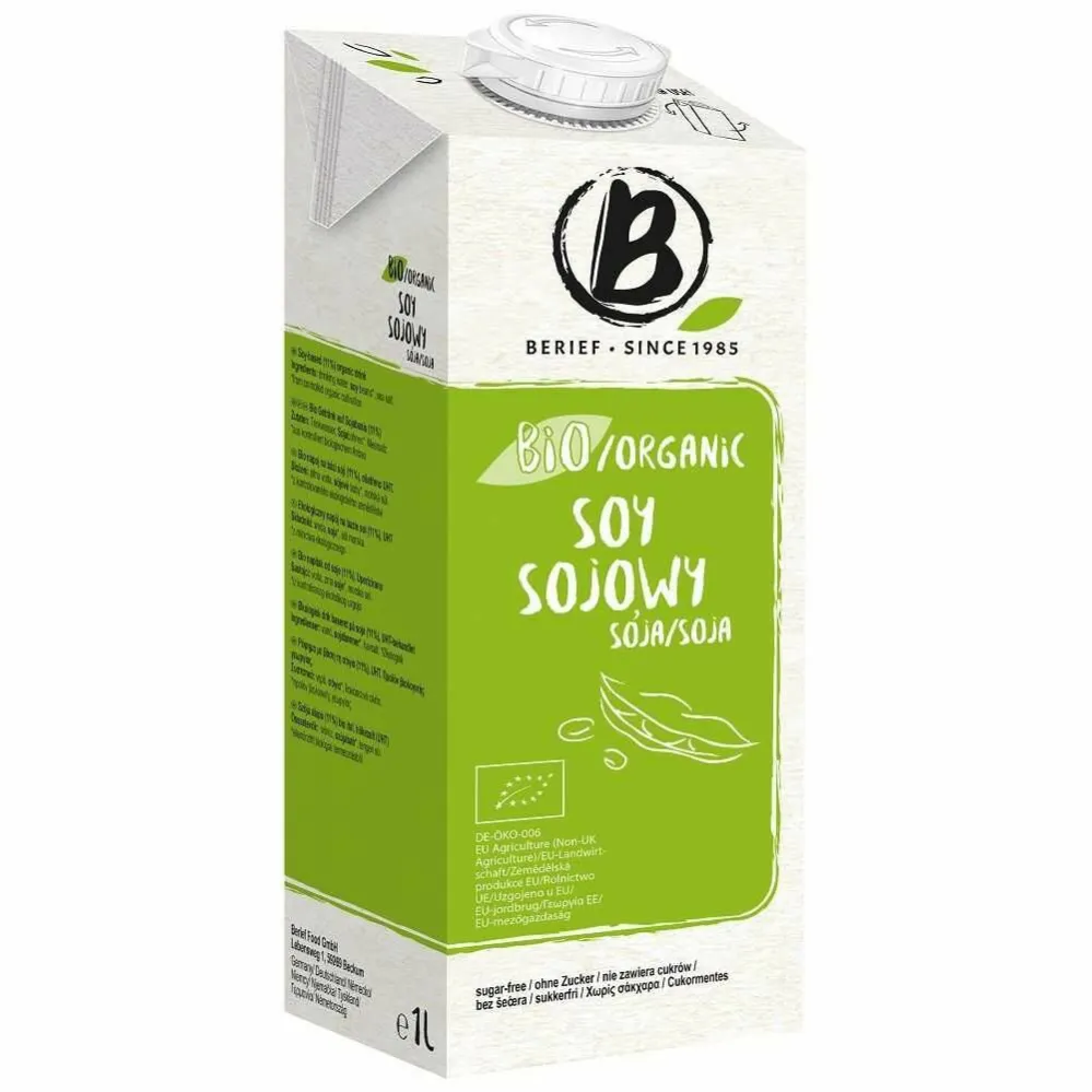 Napój Sojowy Naturalny Bez Dodatku Cukru Bio 1 l - Berief