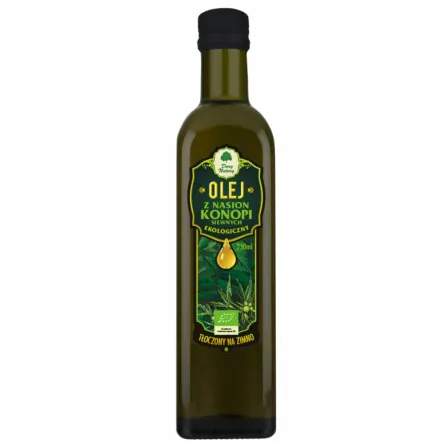 Olej z Nasion Konopi Siewnych Eko 250 ml Dary Natury  