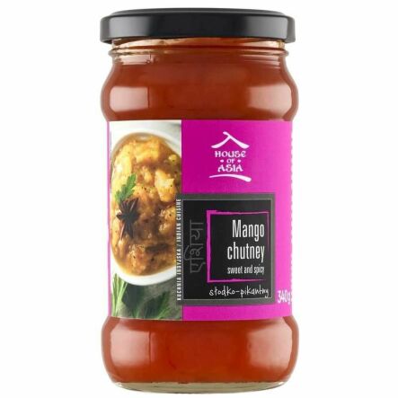 Mango Chutney Słodko - Pikantny 340 g - House of Asia