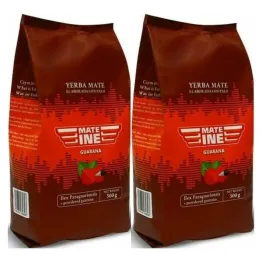 2 x Yerba Mate Mateine Guarana 500 g