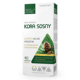 Kora Sosny 40 Kapsułek - Medica Herbs