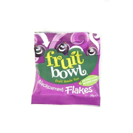 Płatki owocowe Fruit Bowl z Czarną Porzeczką (5x20g) 100 g - Stream Foods Ltd.