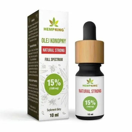 Olej Konopny 15% 1500 mg Fitoskładników 10 ml - Hempking