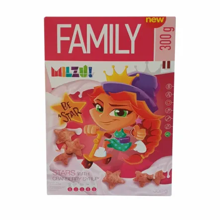 Płatki Żurawinowe Gwiazdki  Be A Star 300 g Milzu