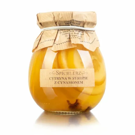 Cytryna w Syropie z Cynamonem 260 g (110 g) - Spichlerz 
