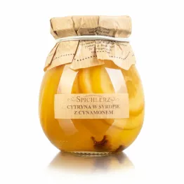 Cytryna w Syropie z Cynamonem 260 g (110 g) - Spichlerz
