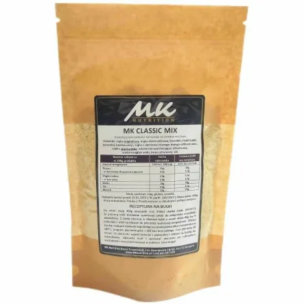 Mieszanka do Wypieku Bułek Niskowęglowodanowa MK Classic Mix 600 g - MK Nutrition