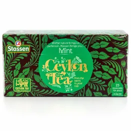 Herbata Czarna Cejlońska Miętowa Mint 37,5 g (25x 1,5g) - Stassen
