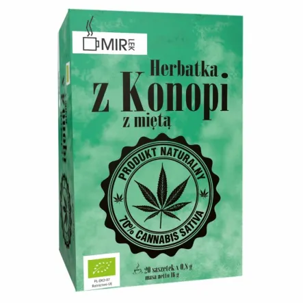 Herbatka z Konopi z Miętą Bio 20 x 0,8 g  Mir-Lek